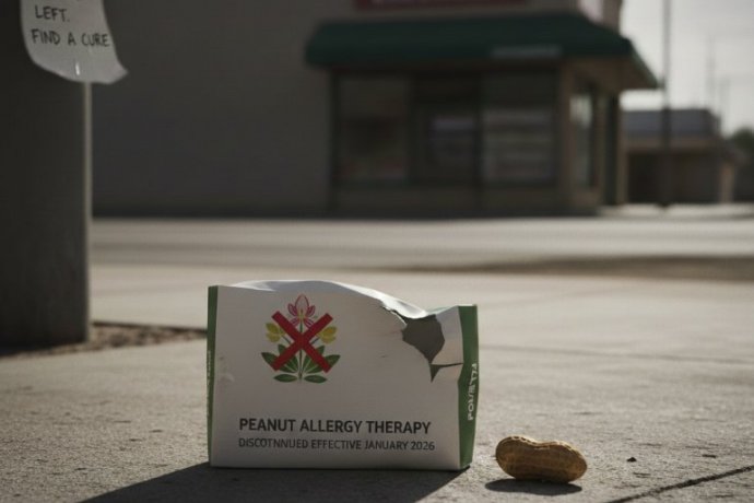 Tratamento para a alergia ao amendoim descontinuado